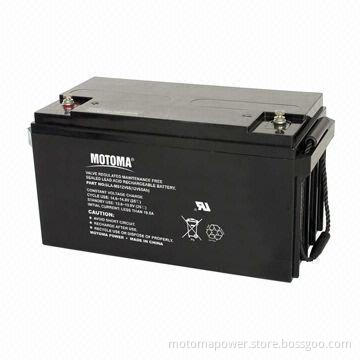 Sealed Lead-acid Battery with 12V 65Ah, for Solar and Wind Energy System, Maintenance-free